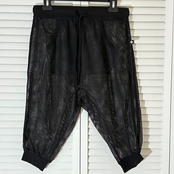 Andrew Christian Mesh Drop Crotch Shorts/Joggers - Picture 2 of 3